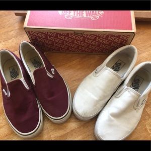 Vans slip on’s